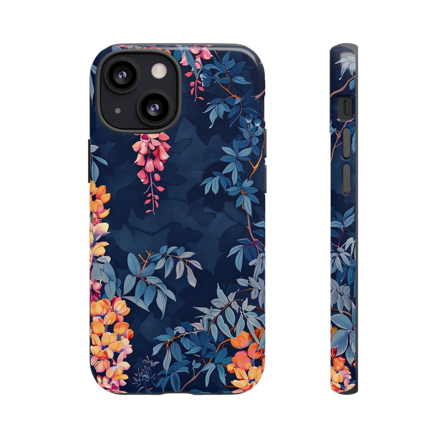 Floral iPhone Case, Tough Phone Cover, Gift for Her, Nature Lover Accessory, Spring Decor, Unique Floral Design
