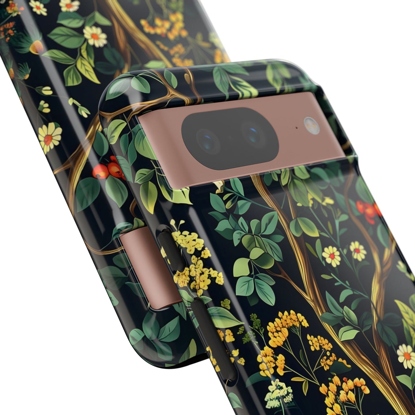 Floral iPhone Case, Nature Inspired Tough Case, Botanical Phone Cover, Eco-Friendly Gift, Unique Floral Design