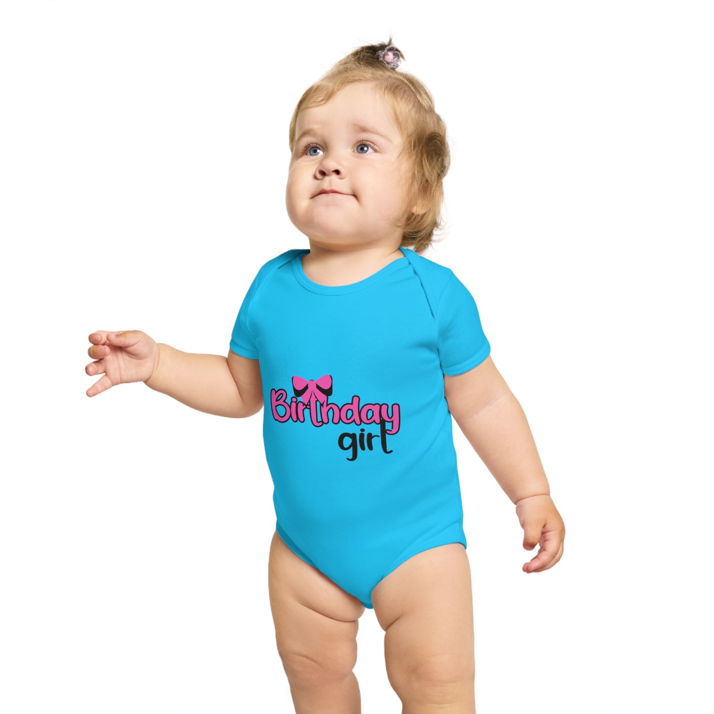 Birthday Girl Short Sleeve Baby Bodysuit