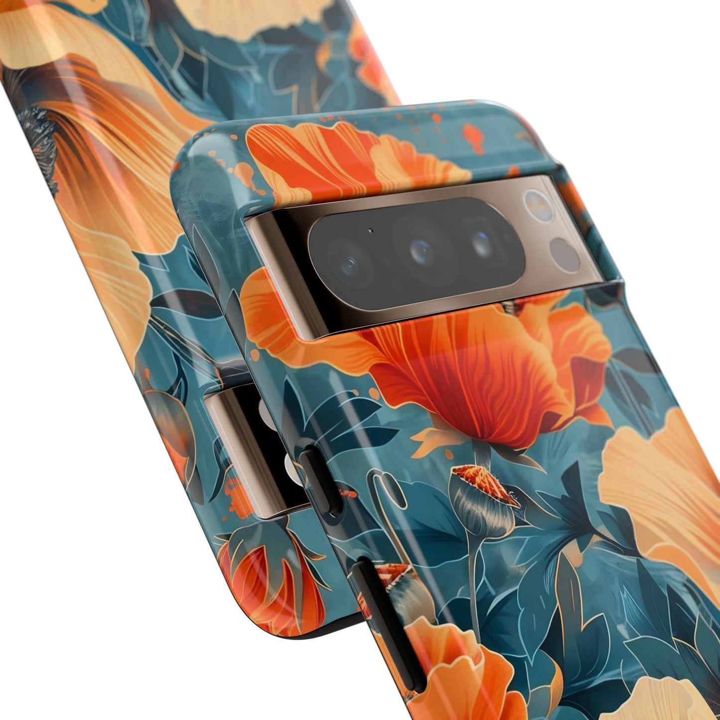 Floral Phone Case, Tough Cases for Protection and Style, Spring Aesthetic, Gift for Her, Phone Accessory for Nature Lovers
