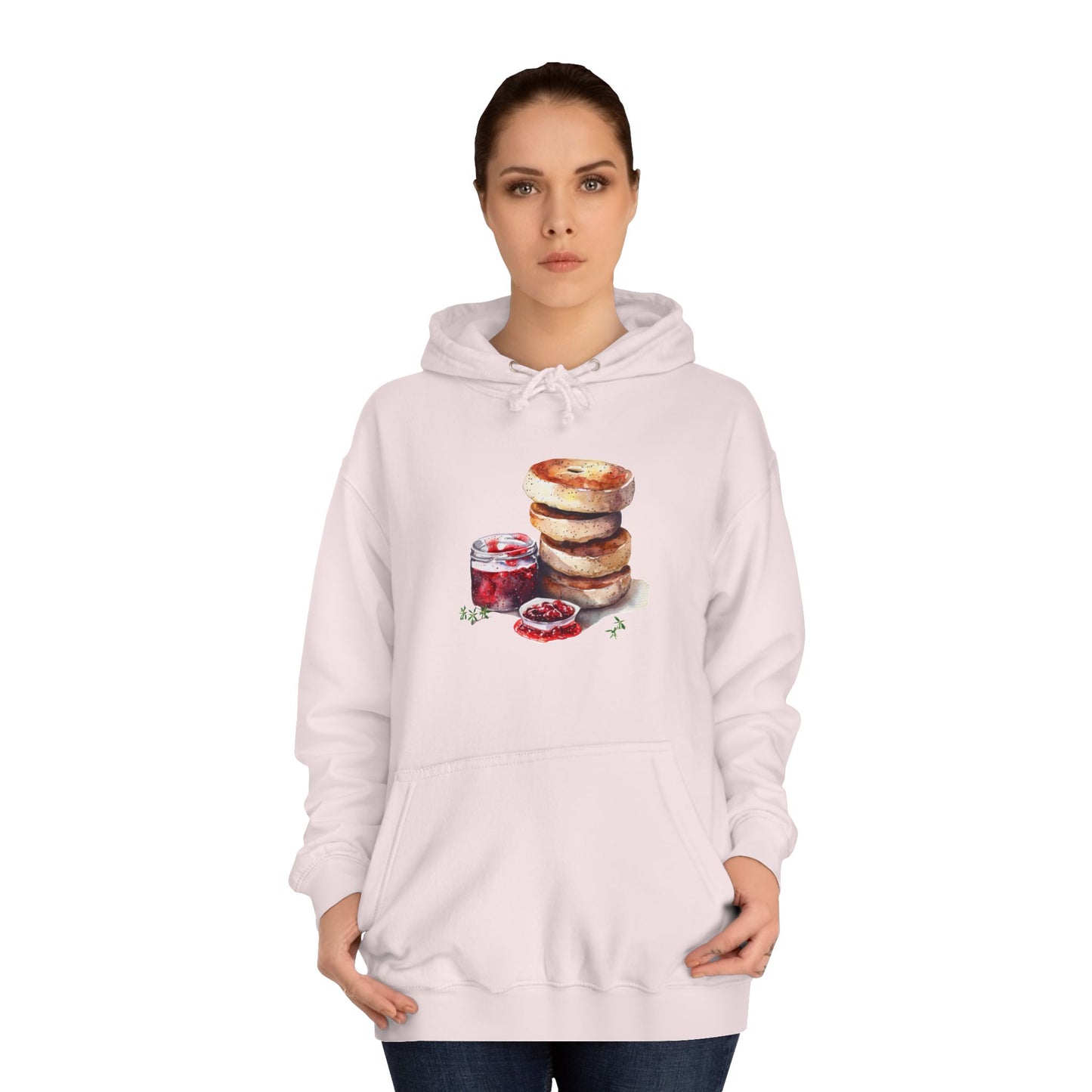 Unisex College Hoodie - The Crown’s Table - British Royal Food Traditions