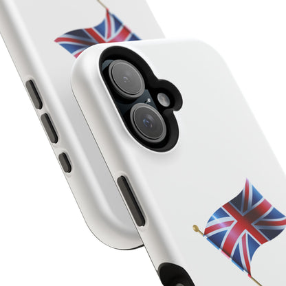 Vintage Union Jack Magnetic Phone Case, British Flag Tough Case, Gift for Anglophiles, Travel Accessories,UK Prid e Case