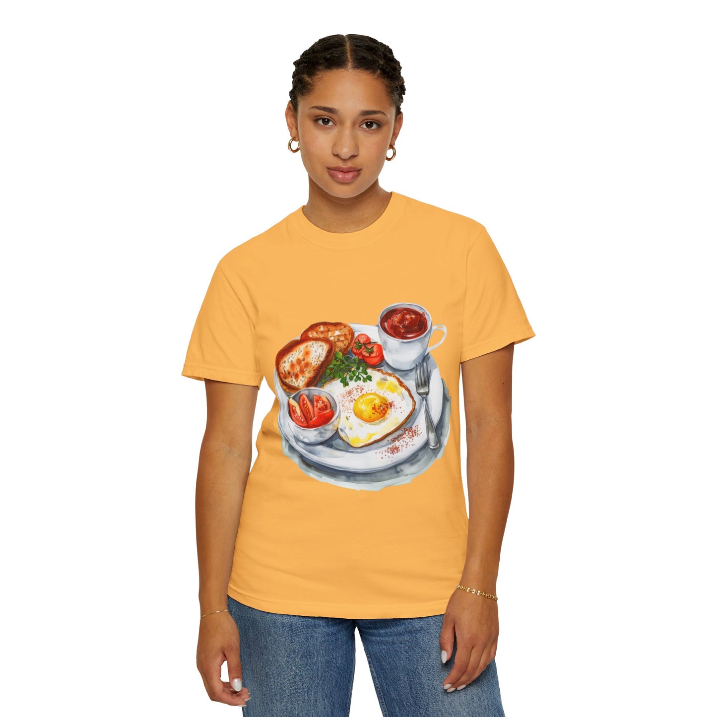 Unisex Garment-Dyed T-shirt - Hearty & Wholesome - Classic British Cuisin