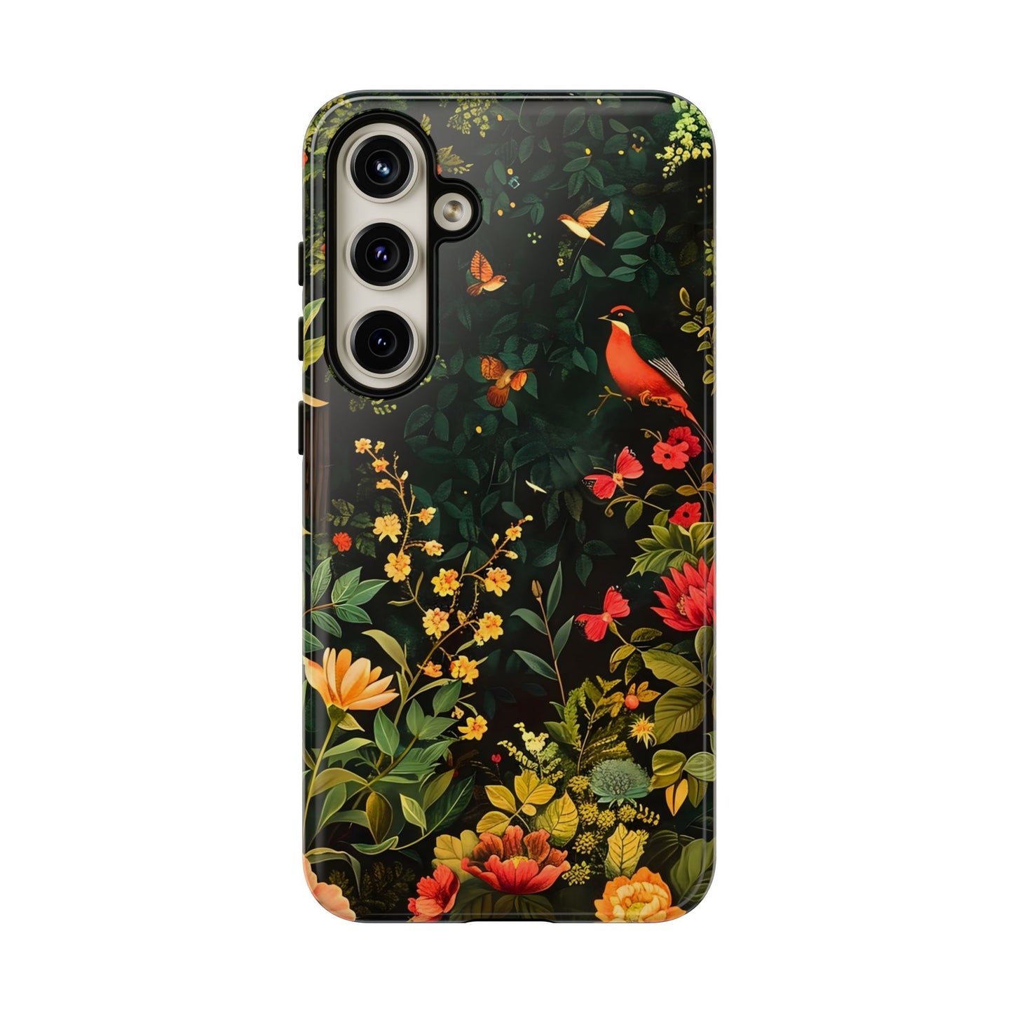 Floral Tough Phone Case, Nature-Inspired Design, Ideal for Garden Lovers, Gift for Birthdays, Christmas, Eco-Friendly Accessory