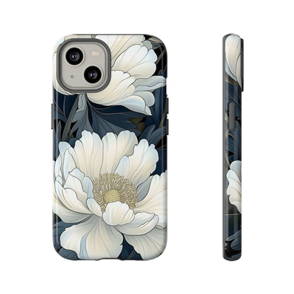 Elegant Floral Phone Case, Floral iPhone Cover, Flower Art Phone Case, Eco-Friendly Mobile Protection, Tough & Stylish Phone Case