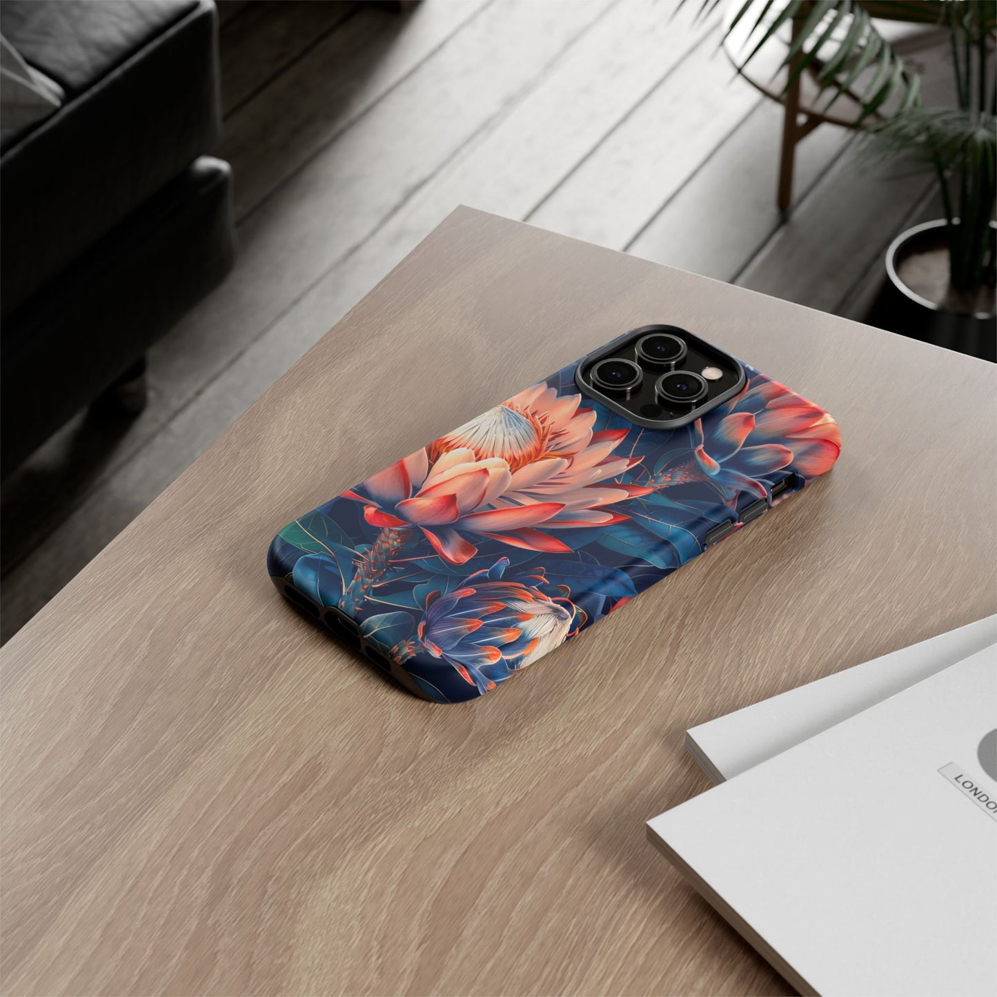 Floral Phone Case | Tough Cases, Floral Design, Phone Accessory, Gift for Her, Customizable Case, Nature Lover Gift