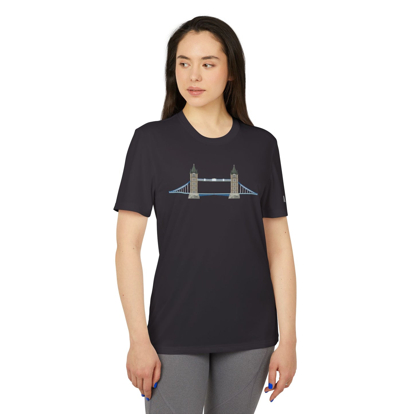 Unisex Sport T-Shirt - London Bridge - Tower Bridge - Iconic London Landmark