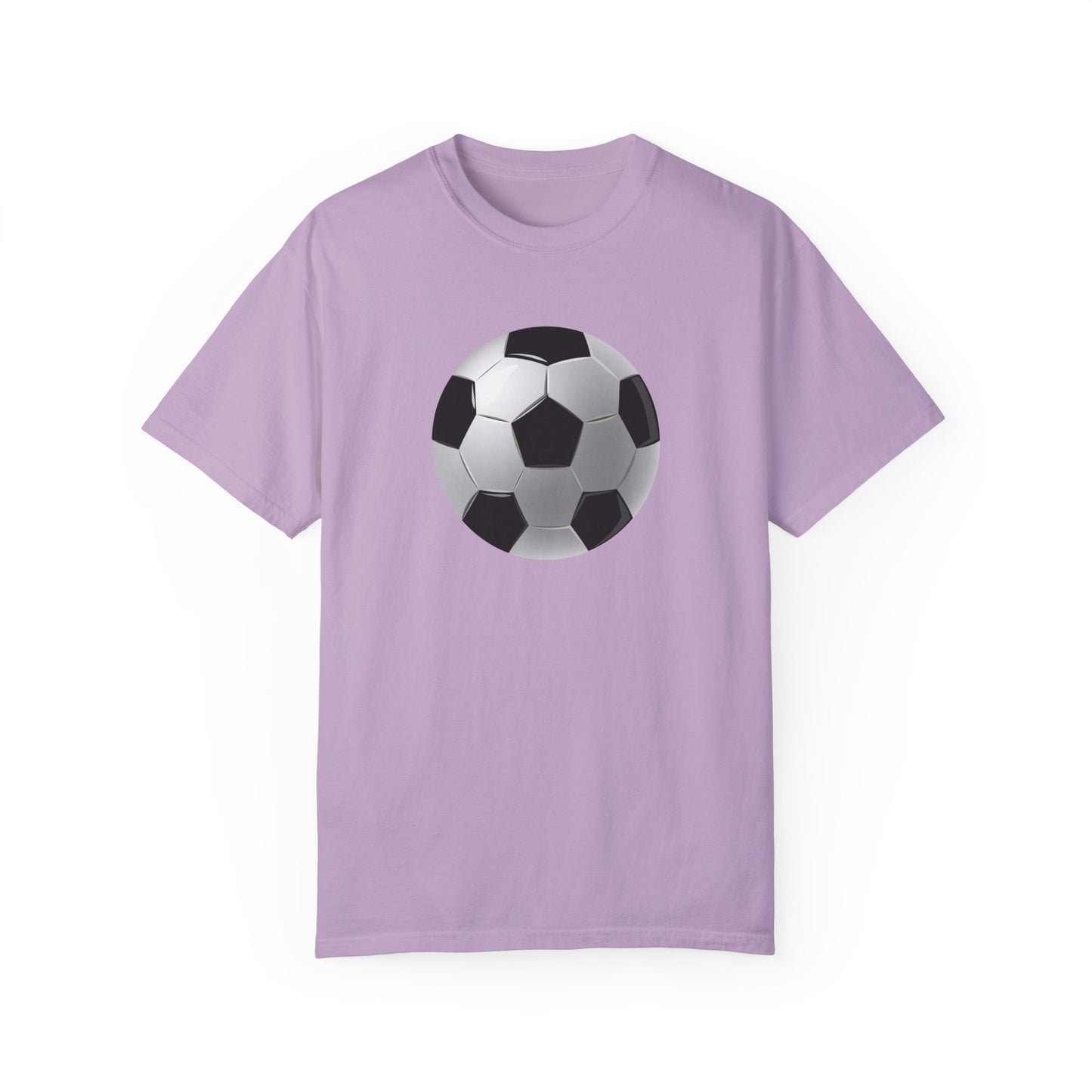 Dynamic Football Design - Sports Passion Energetic Unisex Garment-Dyed T-shirt