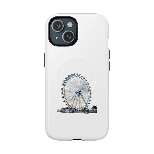 Funky Ferris Wheel Magnetic Case | Tough iPhone Cover, Customized Phone Case, Unique Gift, Festival Accessory, Durable Phone Protection