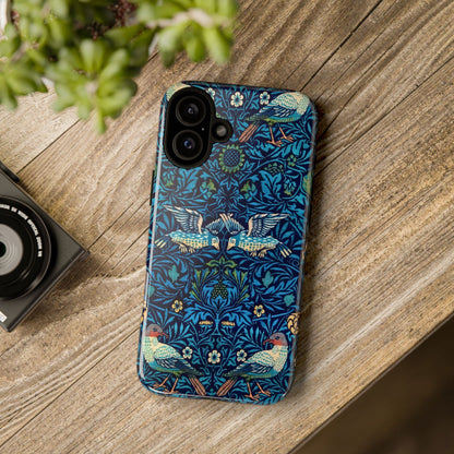 Elegant Bird Pattern Phone Case | Nature Lover Gift, Stylish Mobile Cover, Floral Design, Eco-Friendly, Unique Cell Phone Protector