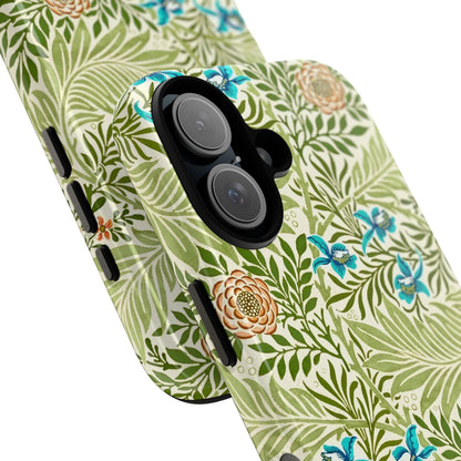 Tough Cases Phone Case, Botanical Print Phone Cover, Floral Smartphone Accessory, Nature-Inspired Tech Gear, Gift for Plant Lovers