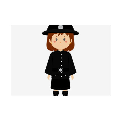 Charming Firefighter Rolled Posters for Kids' Rooms, Playful Wall Art, Fire Safety Decor, Kids' Gifts, Educational Prints