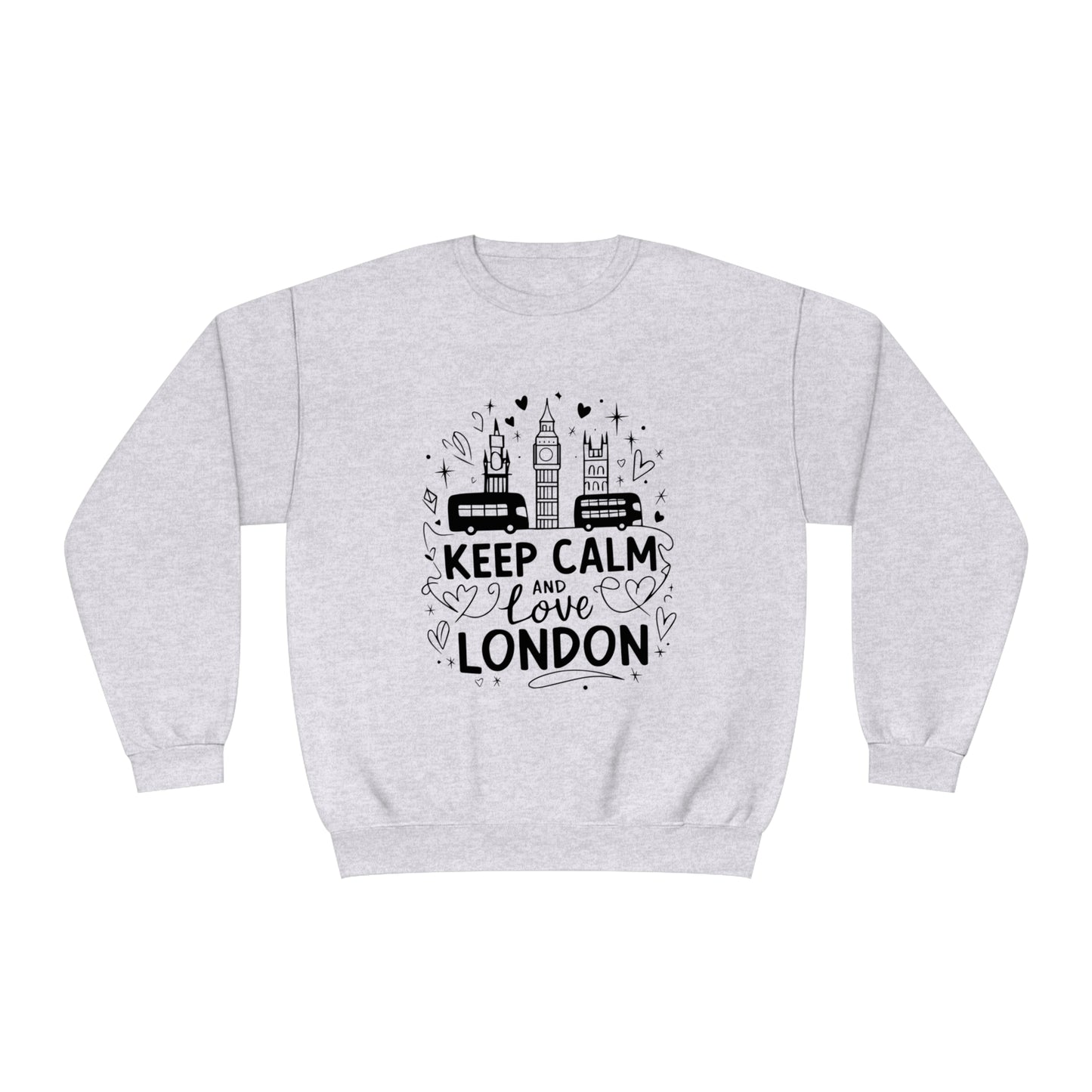 Unisex NuBlend® Crewneck Sweatshirt - Keep Calm and love London