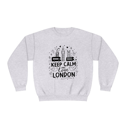 Unisex NuBlend® Crewneck Sweatshirt - Keep Calm and love London