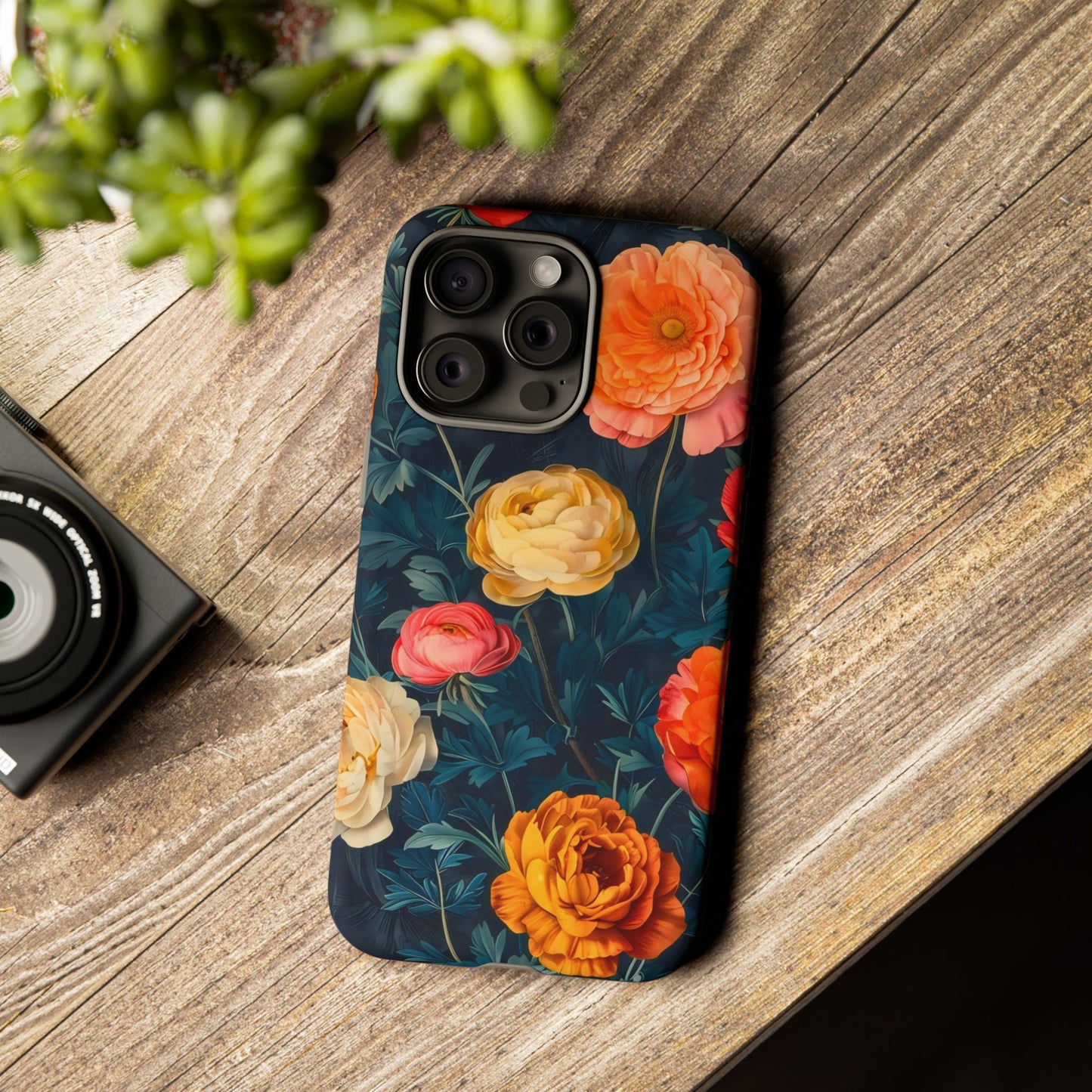 Floral Phone Case, Tough Cases for Phone Protection, Gift for Flower Lovers, Floral Designs, Spring Decor