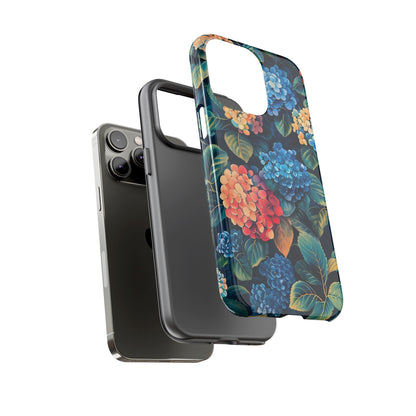 Floral Phone Case, Stylish Tough Case for Gardener Gift, Flower Lover Accessory, Pretty Floral Design, Protective Case