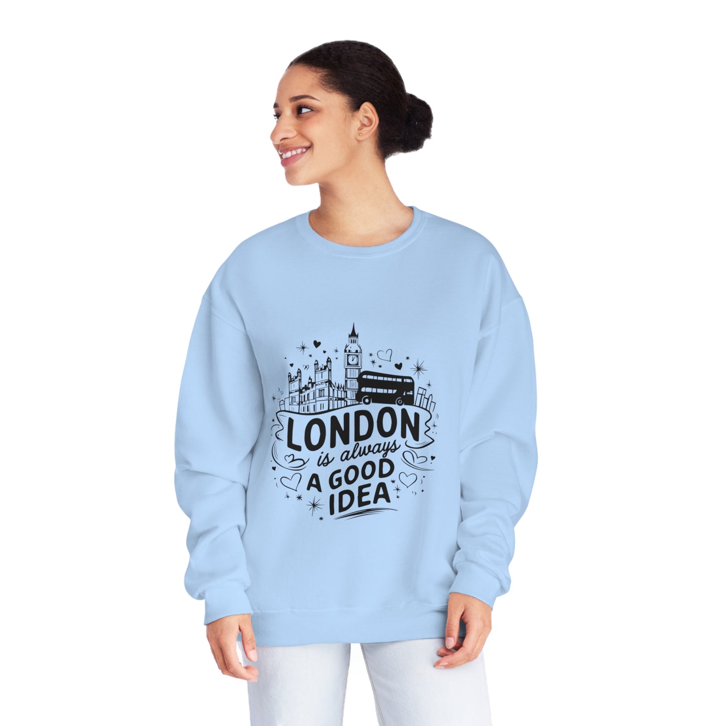 Unisex NuBlend® Crewneck Sweatshirt - London is always a good idea