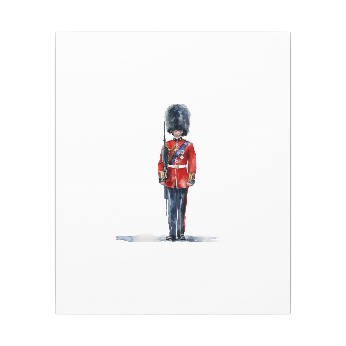 Royal Guard Canvas Art Print, British Soldier Wall Decor, Home Decoration, Gift for History Lovers, Art for Offices, Unique Wall Gallery