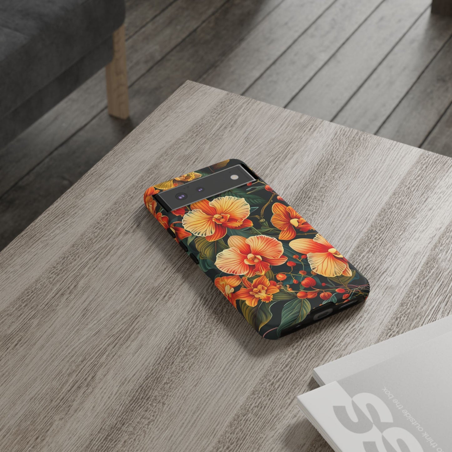 Floral Phone Case - Tough Cases, Protective Cover, Gift for Her, Smartphone Accessory, Floral Design, Nature-Inspired