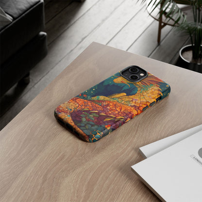 Dragon Art Phone Case, Tough Phone Cover, Fantasy Gift, Unique Mobile Accessory, Dragon Lover Gift, Stylish Protection