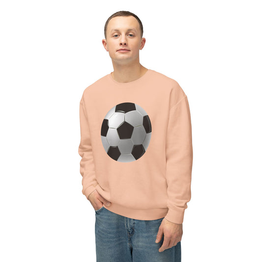 Unisex Lightweight Crewneck Sweatshirt Energetic - Dynamic Footbal