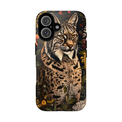 Wildlife Phone Case with Lynx Design, Tough Cases, Animal Lovers Gift, Nature Inspired Accessories, Unique Tech Protection