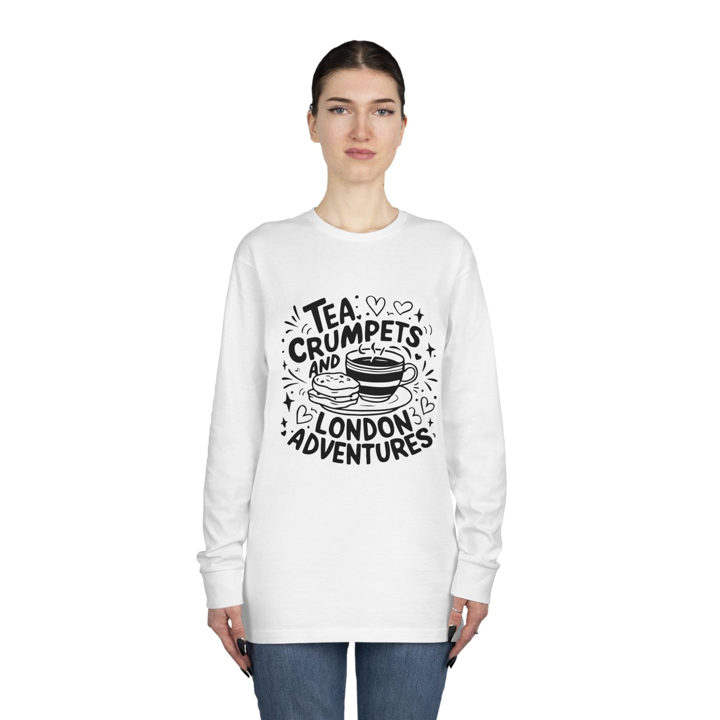 Long Sleeve Crewneck Tee - London's exciting Adventures