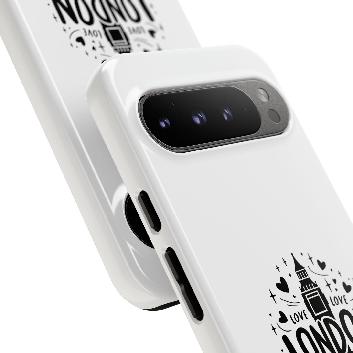 London Love iPhone Case | Tough Cases, London Theme, Gift for Travelers, Unique Phone Accessory, Cute Tech Gifts