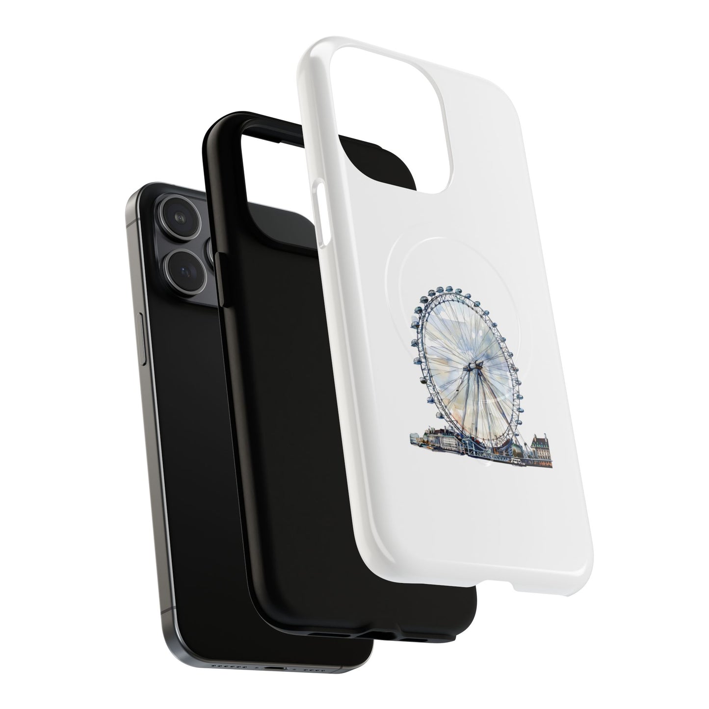 Funky Ferris Wheel Magnetic Case | Tough iPhone Cover, Customized Phone Case, Unique Gift, Festival Accessory, Durable Phone Protection
