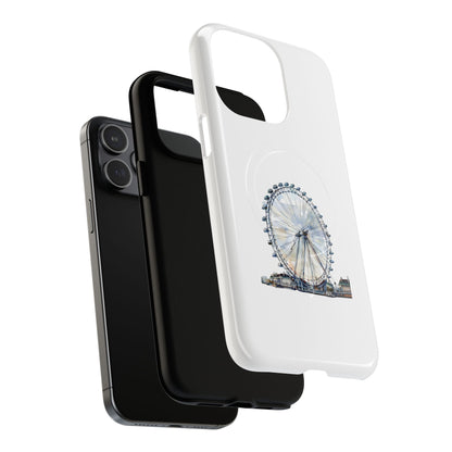 Funky Ferris Wheel Magnetic Case | Tough iPhone Cover, Customized Phone Case, Unique Gift, Festival Accessory, Durable Phone Protection