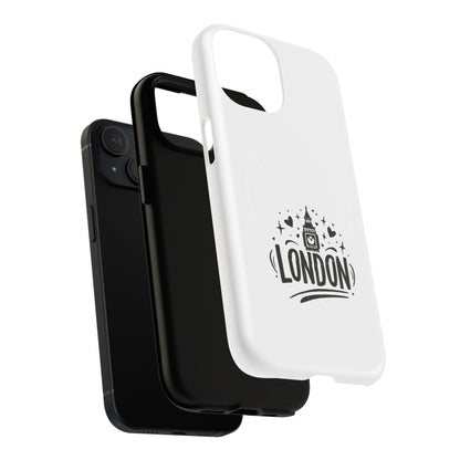 Stylish London-themed Magnetic Phone Case - Durable Protection, Perfect Gift, Unique Design, Travel Accessory, Personalized Cell Cover