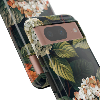 Floral Phone Case - Tough Cases, Nature Lover Gift, Floral Design, Botanical Phone Cover, Stylish Cellphone Accessory, Mother's Day Gift