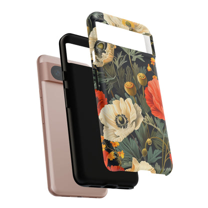 Floral Phone Case - Tough Cases with Vibrant Garden Design, Phone Accessory, Gift for Her, Spring Style, Nature Lover