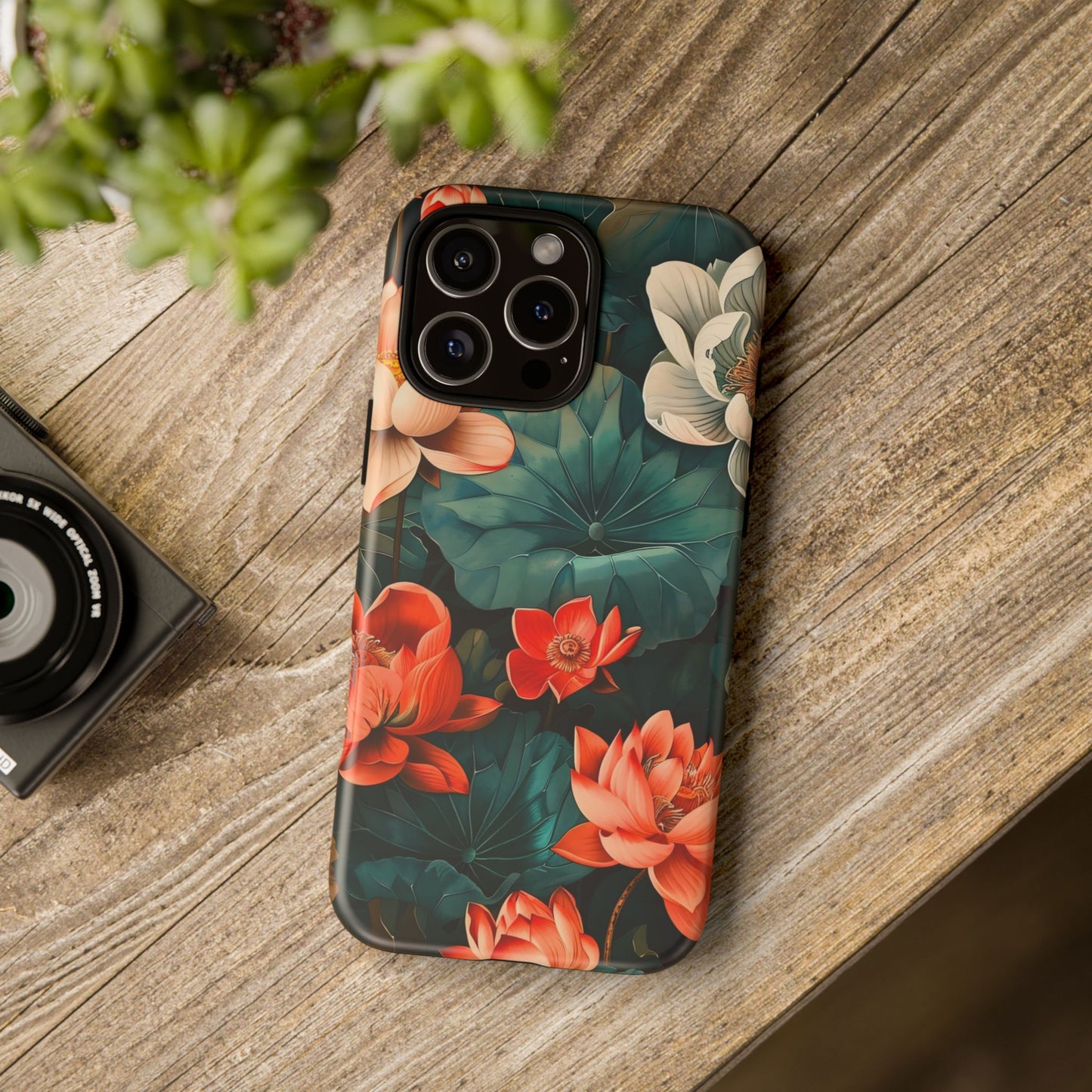 Flower Phone Case, Floral Phone Cover, Tough Case for Floral Lovers, Gift for Her, Stylish Tech Accessories