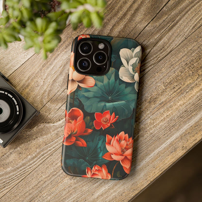 Flower Phone Case, Floral Phone Cover, Tough Case for Floral Lovers, Gift for Her, Stylish Tech Accessories