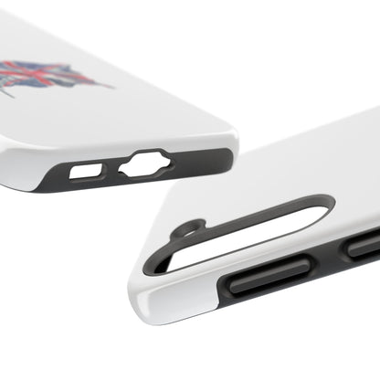 Stylish Tough Phone Case with British Flag Design - Durable & Protective Cover