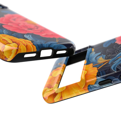 Floral Phone Case, Tough Cases, Stylish Mobile Cover, Gifts for Her, Phone Accessories, Unique Flower Design