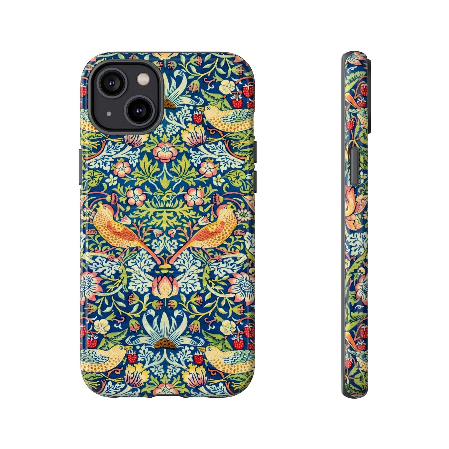 Floral Phone Case | Tough Cases, Stylish Protection, Unique Gift, Eco-Friendly, Floral Pattern, Bird Design
