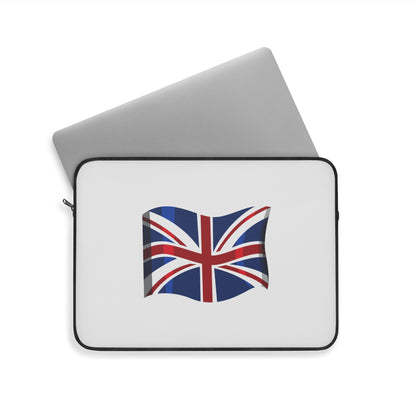 Laptop Sleeve with British Flag Design | Stylish Computer Case for Travelers, Gift for UK Lovers, Office Accessory, Unique Tech Case