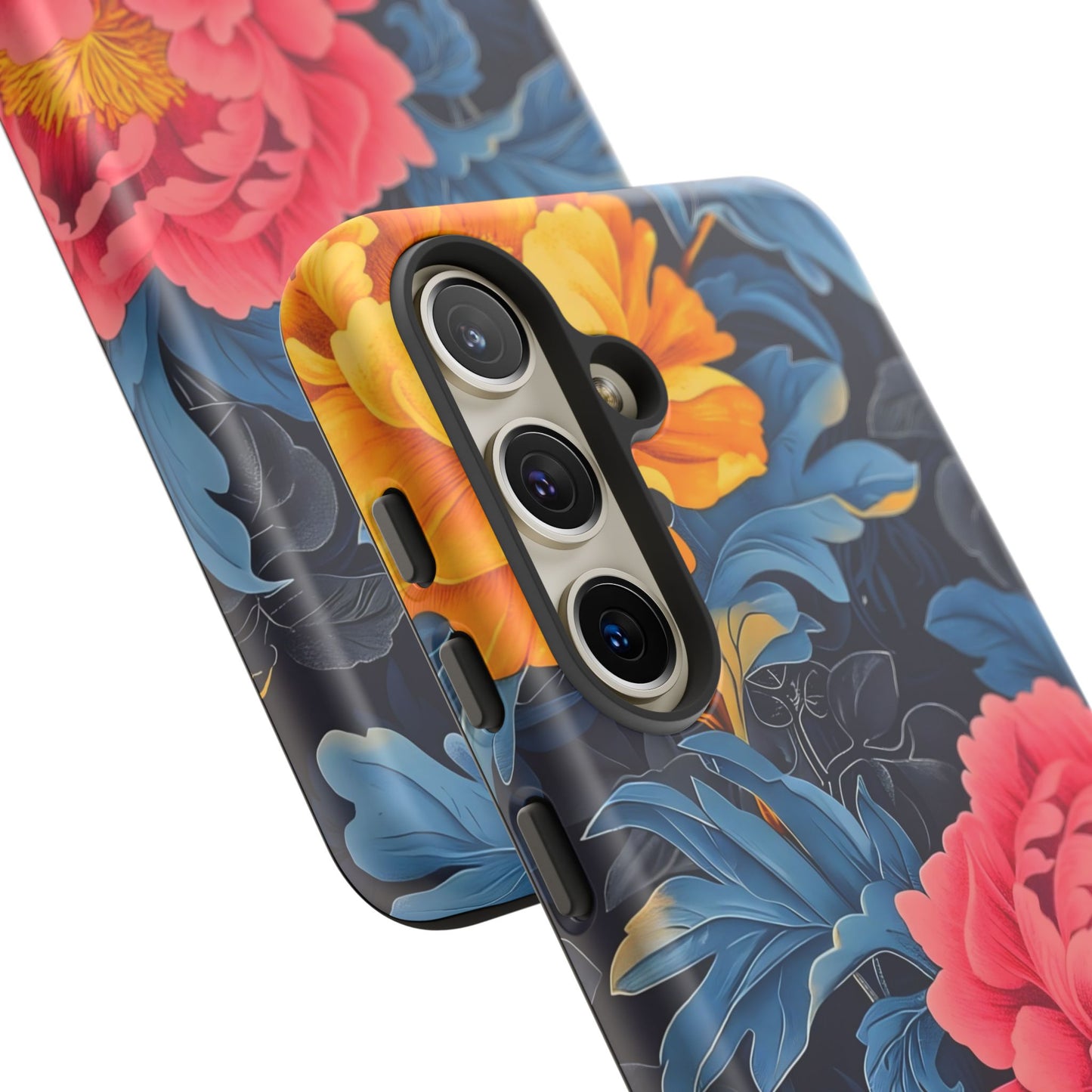 Floral Phone Case, Tough Cases, Stylish Mobile Cover, Gifts for Her, Phone Accessories, Unique Flower Design