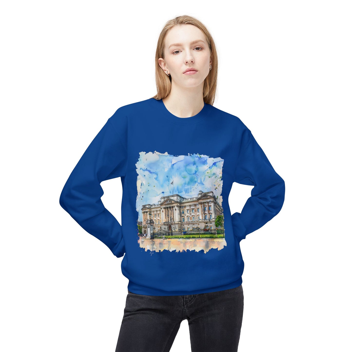 Unisex Midweight Softstyle Fleece Crewneck Sweatshirt - Scenic Landscapes and Breath-taking Natural Beauty