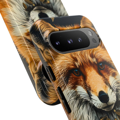 Fox Design Tough Phone Case - Nature Lover's Gift, Wildlife Accessory, Stylish Protection, Eco-Friendly Mobile Cover