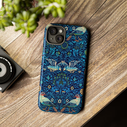Elegant Bird Pattern Phone Case | Nature Lover Gift, Stylish Mobile Cover, Floral Design, Eco-Friendly, Unique Cell Phone Protector