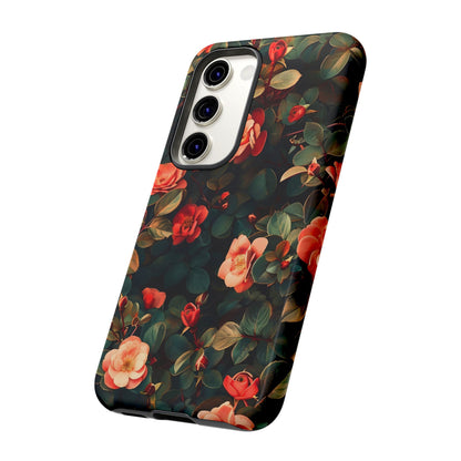 Floral Phone Case - Elegant Floral Design, Tough Protective Case, Perfect Gift for Her, Trendy Phone Accessories, Mother’s Day, Birthday