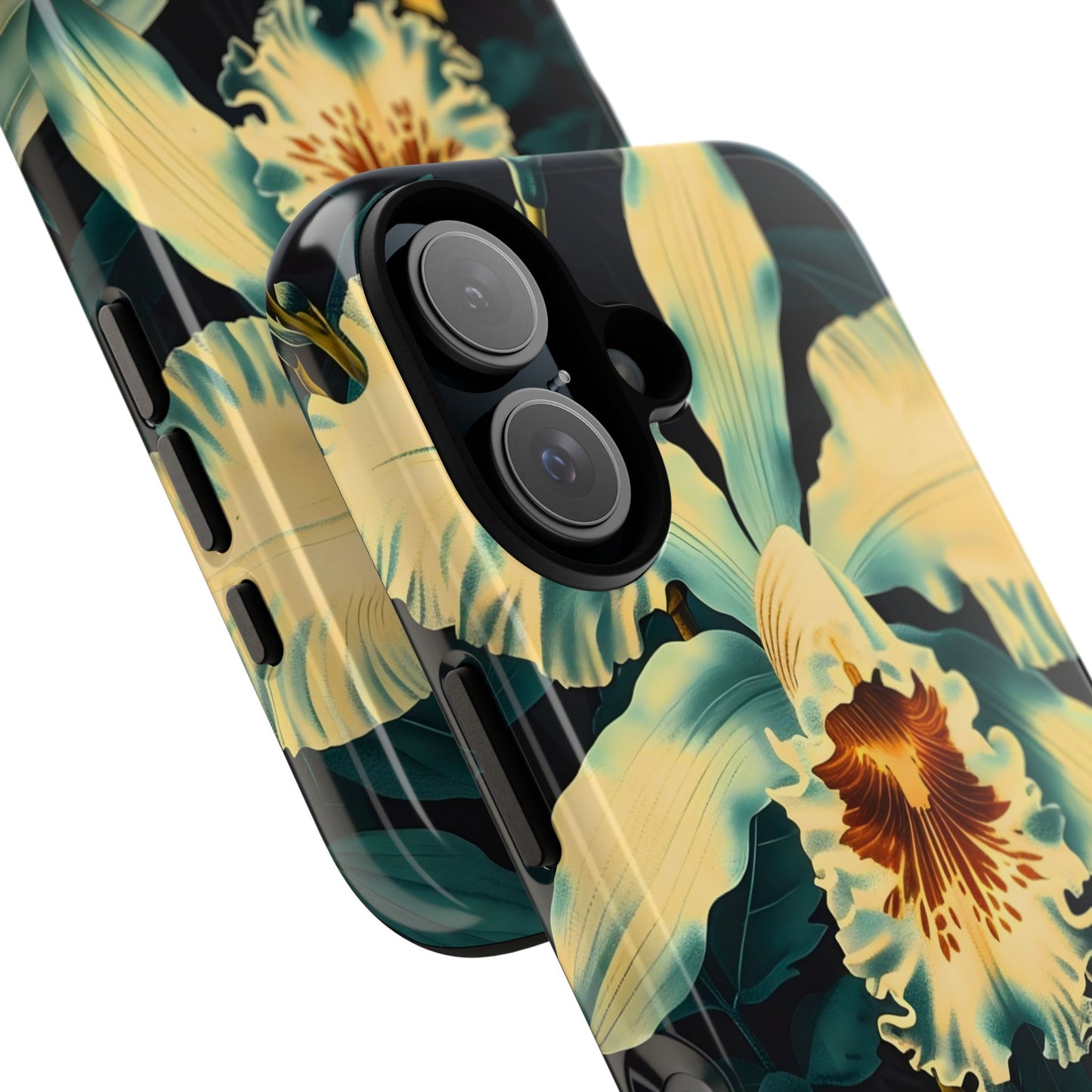 Floral Phone Case - Tough Cases with Orchid Design, Durable Smartphone Cover for Nature Lovers, Floral Gift for Her, Botanical [...]