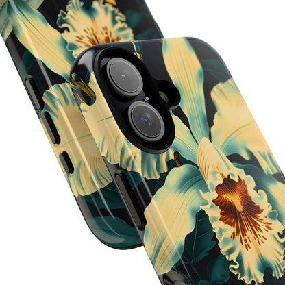 Floral Phone Case - Tough Cases with Orchid Design, Durable Smartphone Cover for Nature Lovers, Floral Gift for Her, Botanical [...]