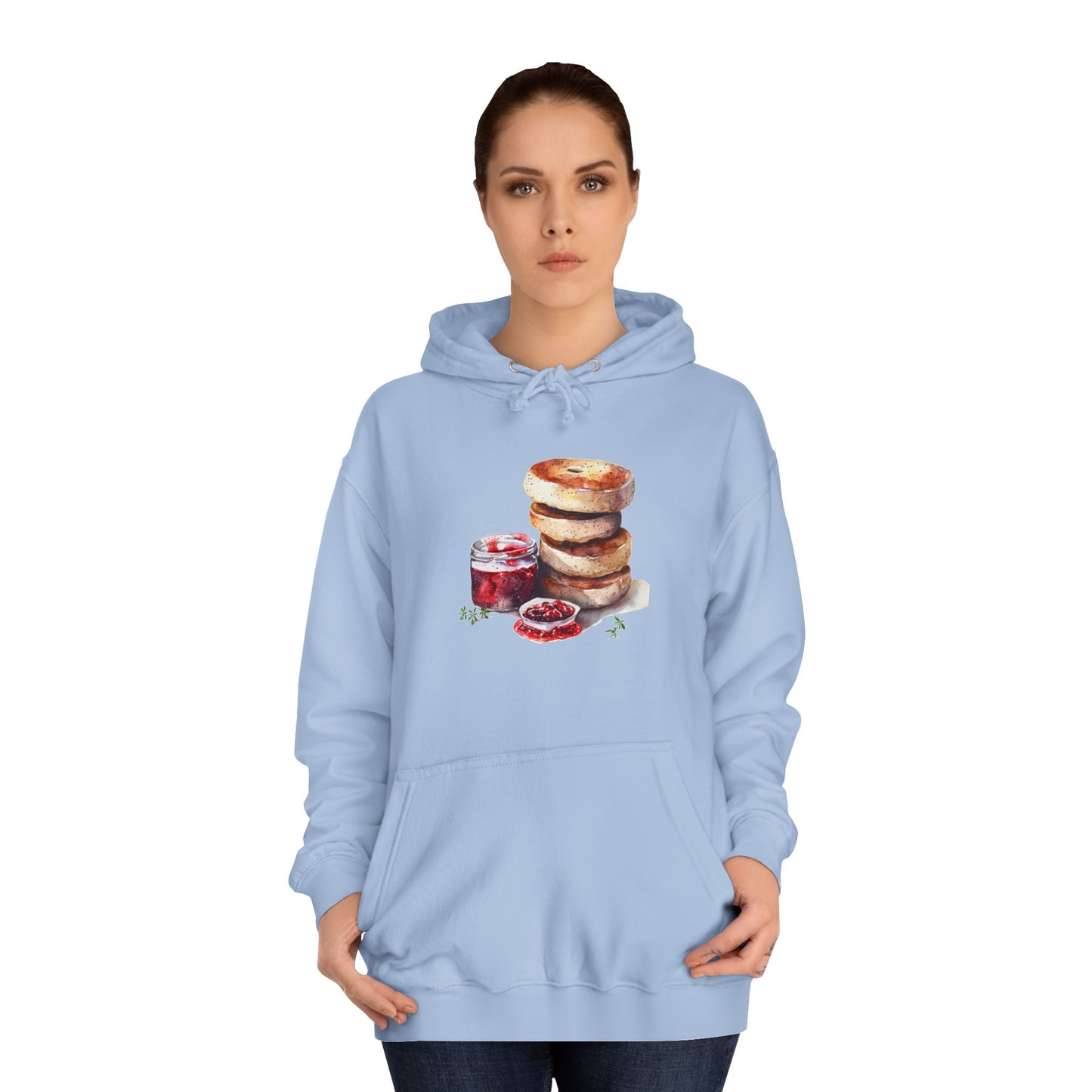 Unisex College Hoodie - The Crown’s Table - British Royal Food Traditions