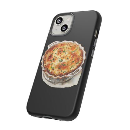 Quiche Phone Case - Funky Kitchen Decor, Foodie Gift, Chef Accessories, Culinary Art, Quirky Phone Cover