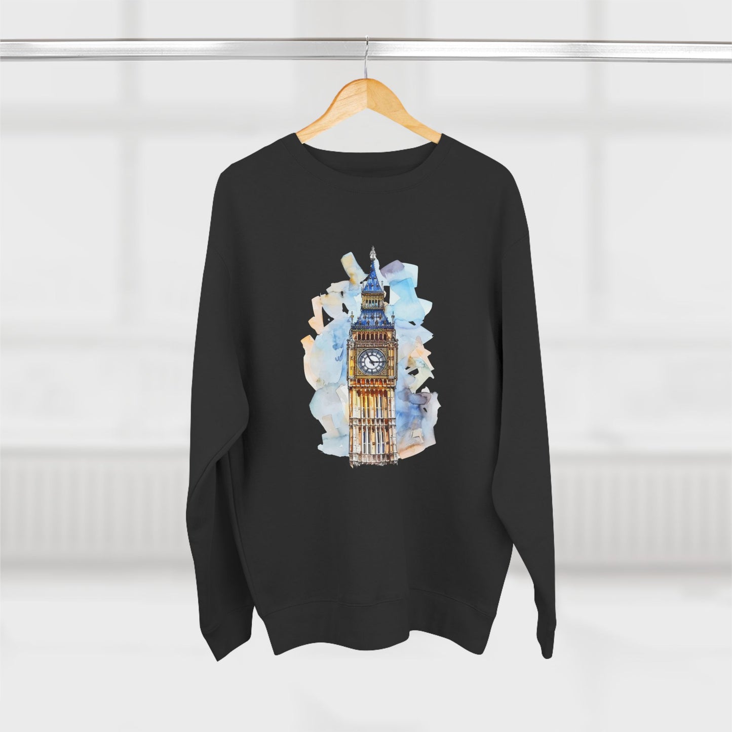 Unisex Crewneck Sweatshirt - Iconic Big Ben Clock Tower