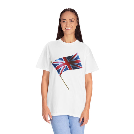 Unisex Garment-Dyed T-shirt - Emblem of Unity - The British Flag